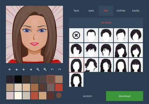 アバタージェネレーター 顔を作って会員サイトを盛り上げる - 画像 (2)